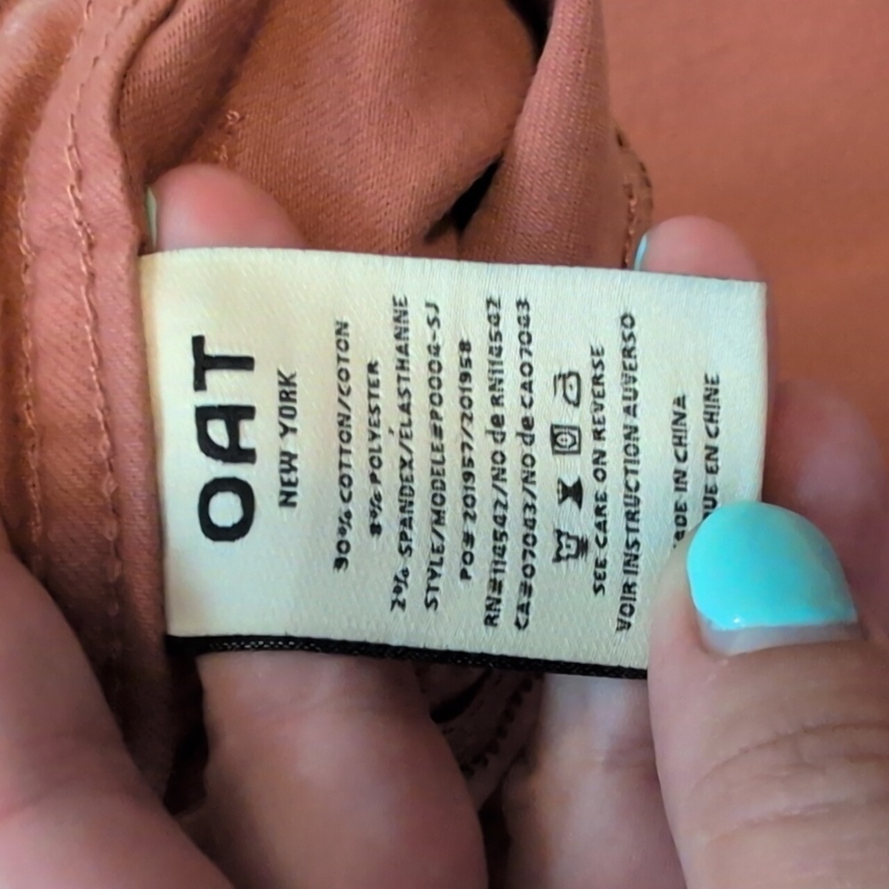 Rust High-Rise Wide-Leg Pants - Picture 4 of 5